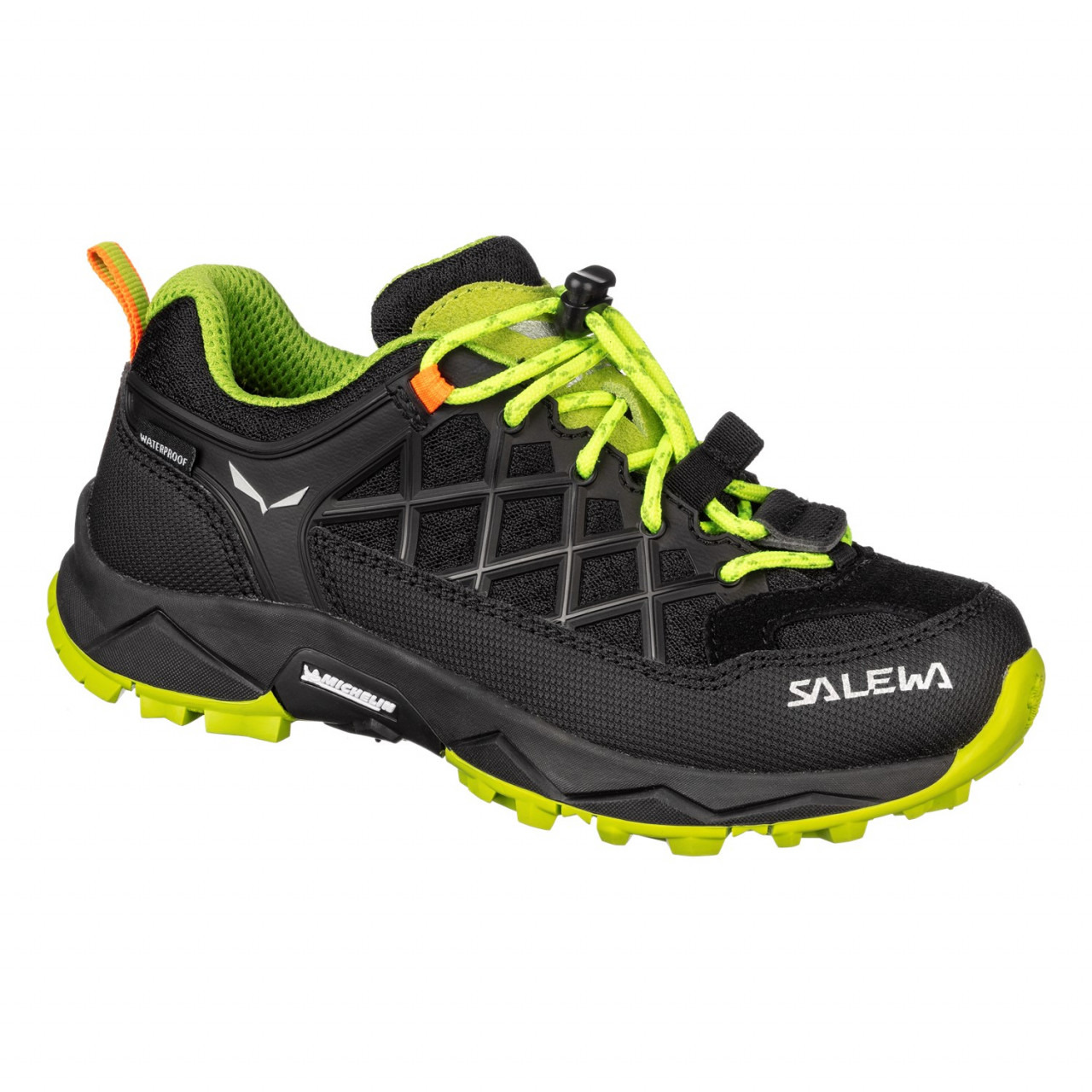 Tênis de caminhada Salewa Wildfire Waterproof Criança Pretas 158DTFPZK